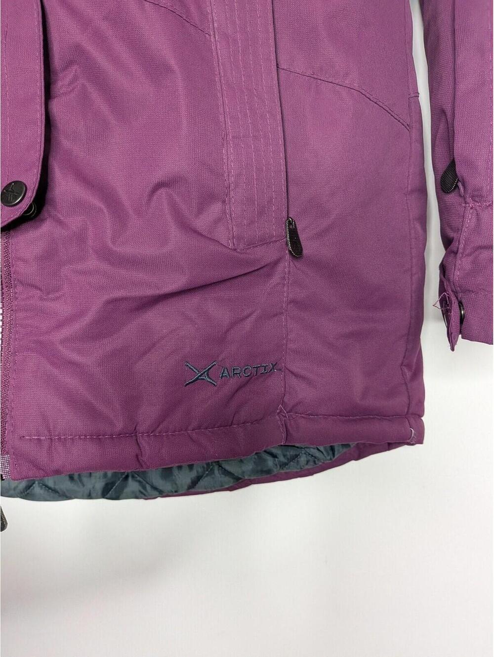 Arctix Jacket Womens Small Purple Hooded Insulated Winter Ski Snow Coat 5K - Picture 4 of 7
